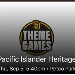 Pacific Islander Theme Game Hat - Ticket Add On
