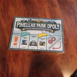 Pinellas Park Opoly Board Game/ New Never Opened 