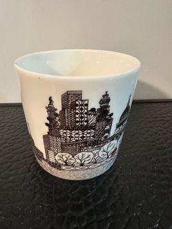 ROYAL DOULTON coffee cup mug CHARLENE MULLEN 3.5 inch tall