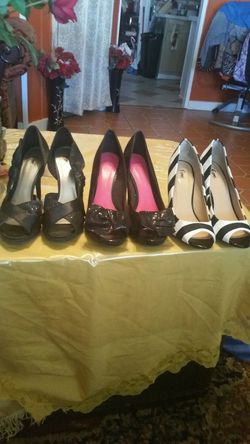 Open toed heels
