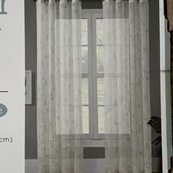 4 JCPenney sheer window panel