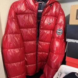 Tommy Hilfiger Red Puffer