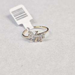 10kt Gold Butterfly Ring