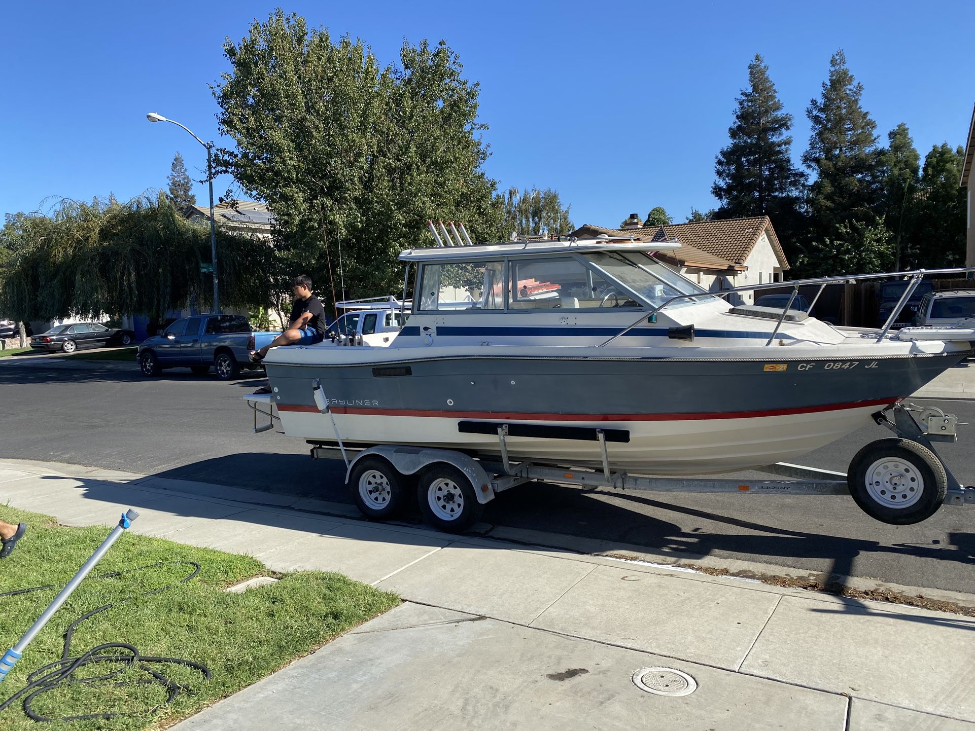 1986 Bayliner Trophy Fishing Boat