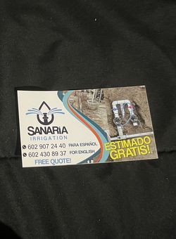SANARIA IRRIGATION & LANDSCAPING