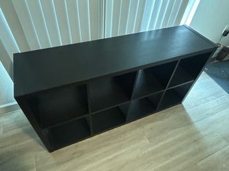 8 cube bookshelf from IKEA.
