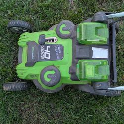 GreenWorks 25302 G-MAX 40V Twin Force 20-Inch Cordless Lawn Mower