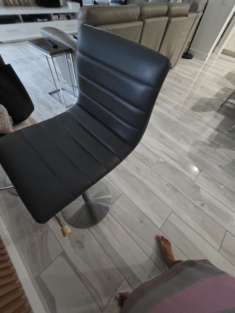 Grey Bar Stools, 3 For $90