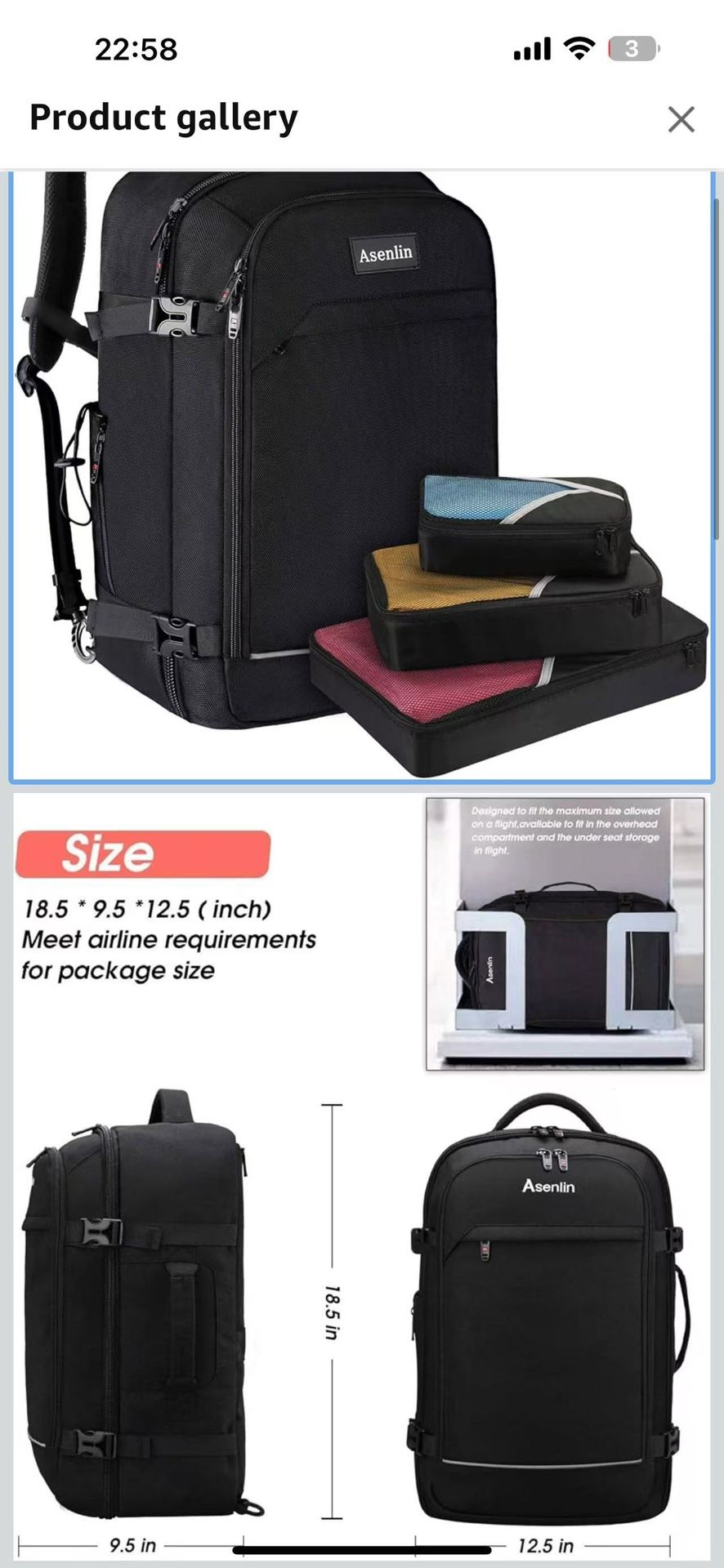 Brand new Travel Backpack 