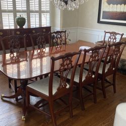 Complete Dining Room Set , 8 Chairs