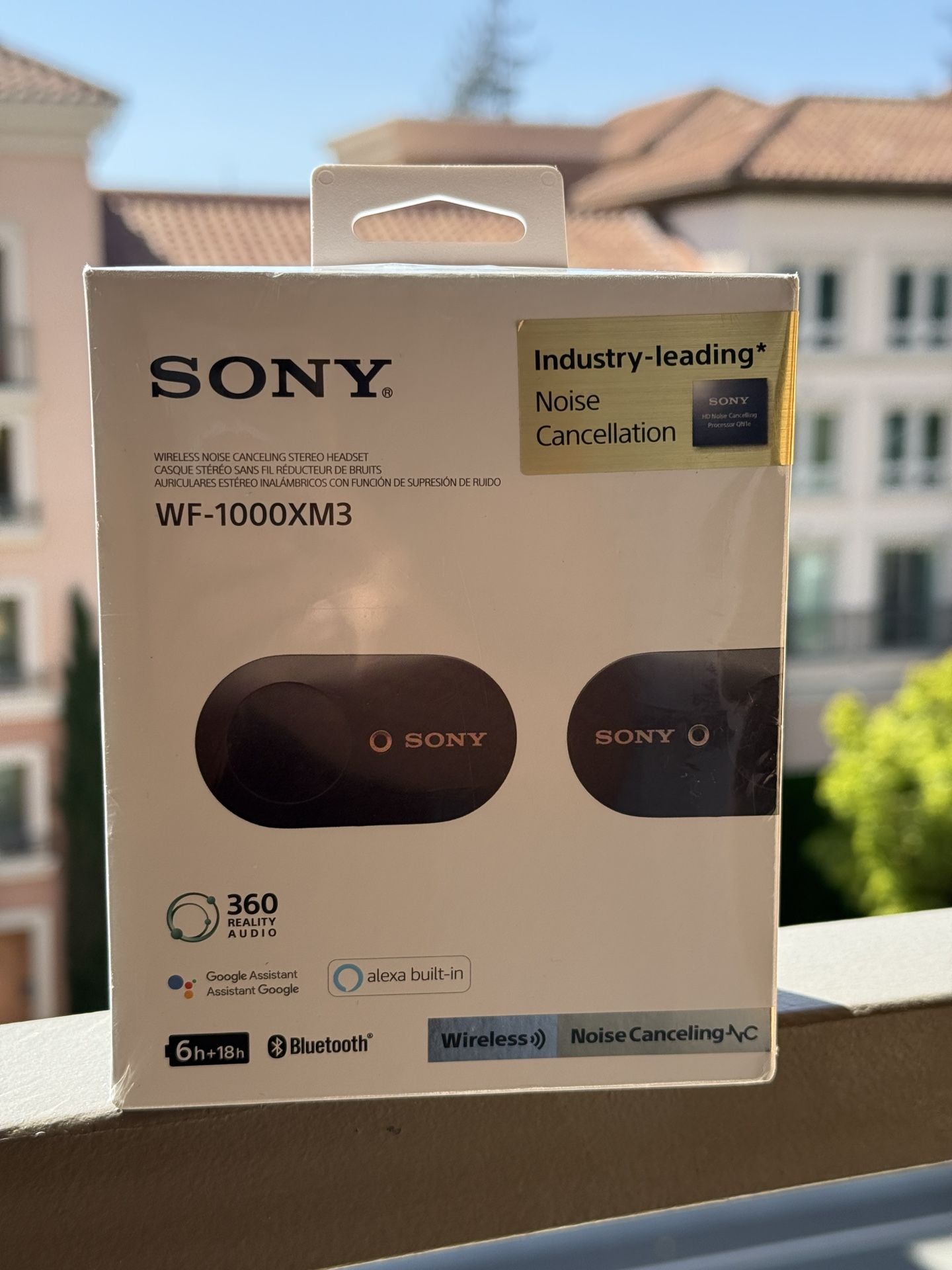 Sony WF-1000XM3 wireless noise-canceling earbuds