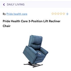 Pride Health Care 3-Position Lift Recliner Chair