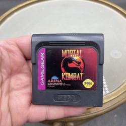 Mortal Kombat (Sega Game Gear, 1992) Game Cartridge