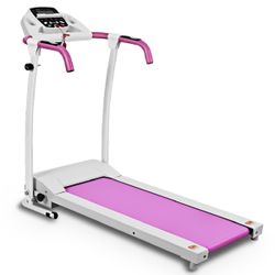 ❤️ BRAND NEW TREADMILL 800W FOLDING ELECTRIC PINK RUNNING FITNESS