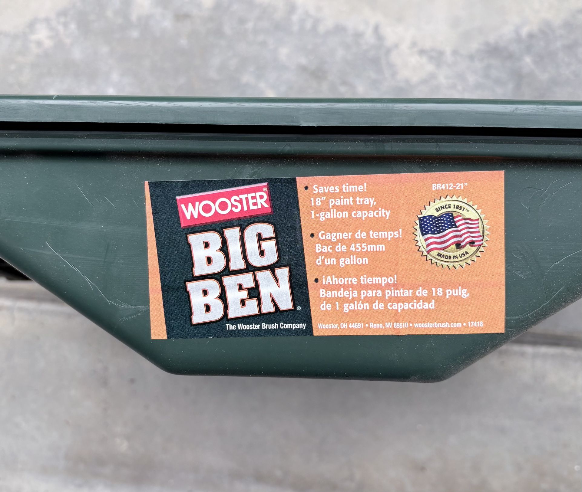 Wooster 18” Paint Tray