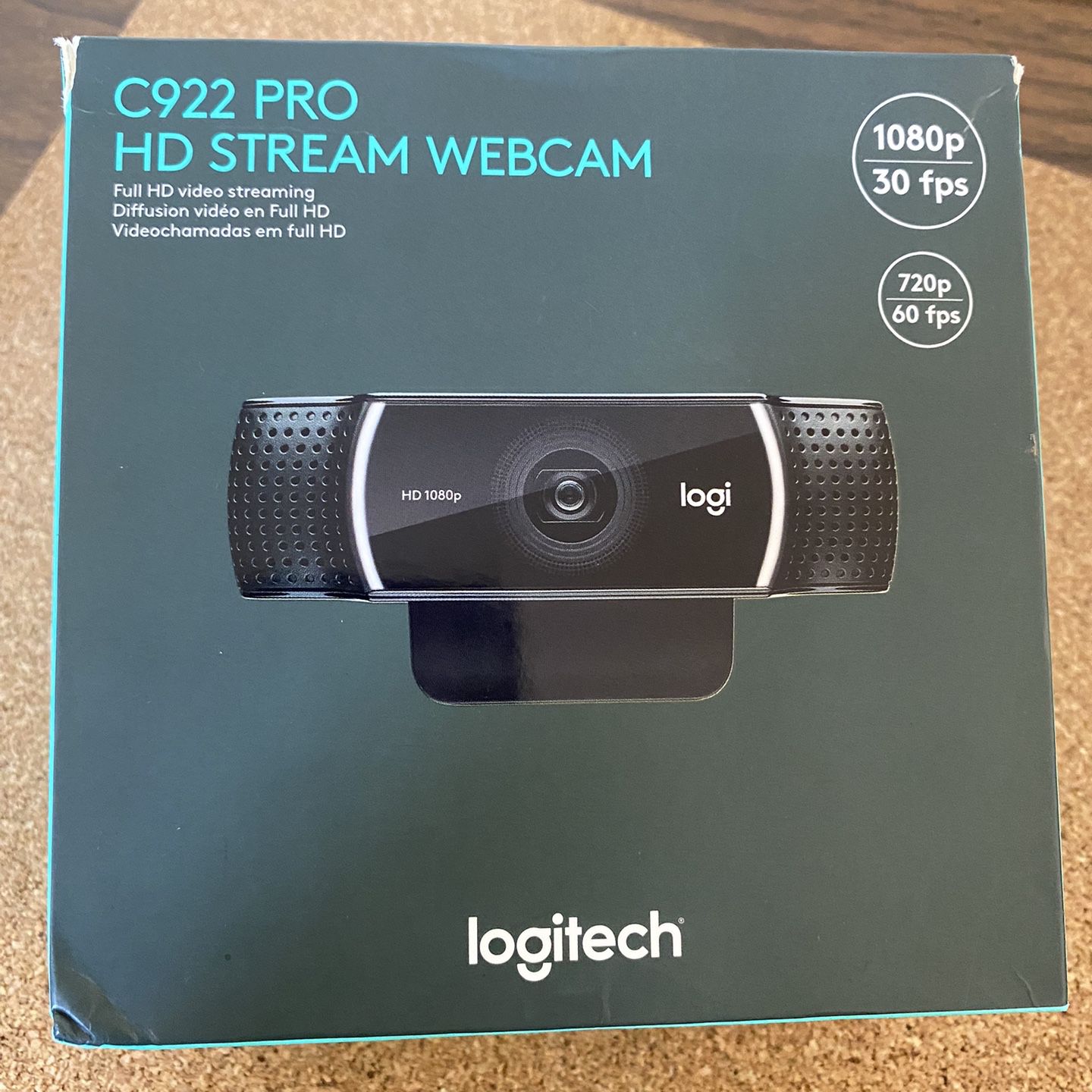 $110–C922 Pro HD Stream Webcam