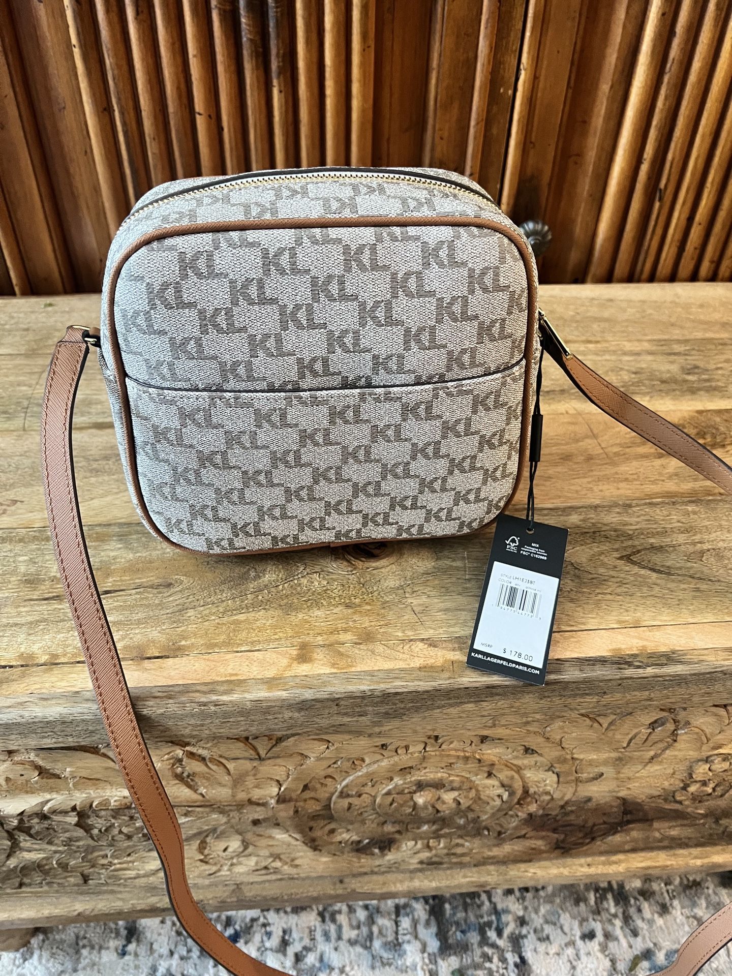 KARL LAGERFELD MAYBELLE CROSSBODY BAG WITH WIDE STRAP - NEW WITH TAG for  Sale in Pompano Beach, FL - OfferUp