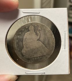 1869 S Seated Liberty Half Dollar