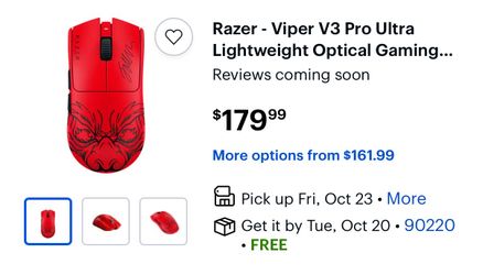 Razer Viper V3 Pro Wireless Esports Gaming Mouse - Ultra-Lightweight 8Khz Polling