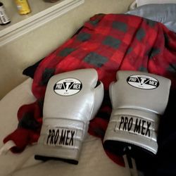 Pro Mex Boxing Gloves 16oz Lace Up