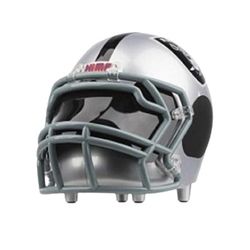 🏈 Las Vegas Raiders 🏈  Portable Bluetooth Helmet Speaker  4" tall x 5" x 3.75" *NIP*