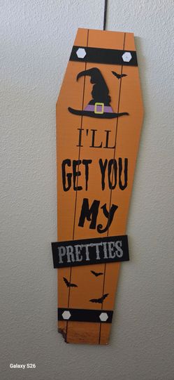 Halloween Wood Sign
