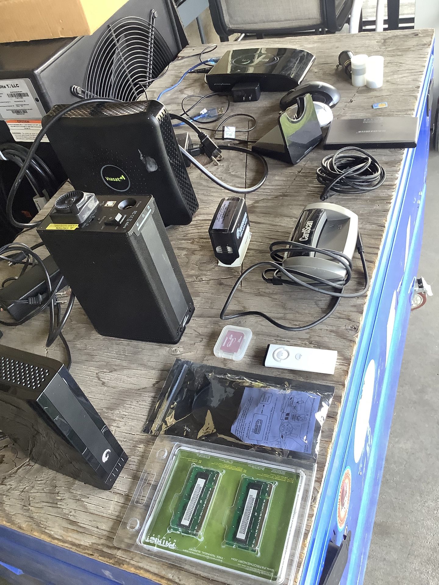 Hard Drive And Router And More 