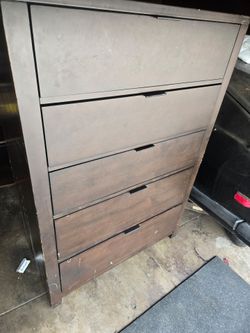 Free 5 drawer chest - loft espresso
