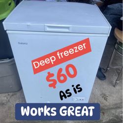 Deep FREEZER. MUST GO TODAY