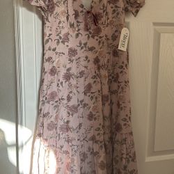 Purple Flower Dress $10 