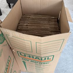 U-Haul Moving Boxes - Pick Up Only