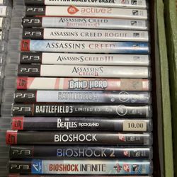 PlayStation 3 Games $10 Each
