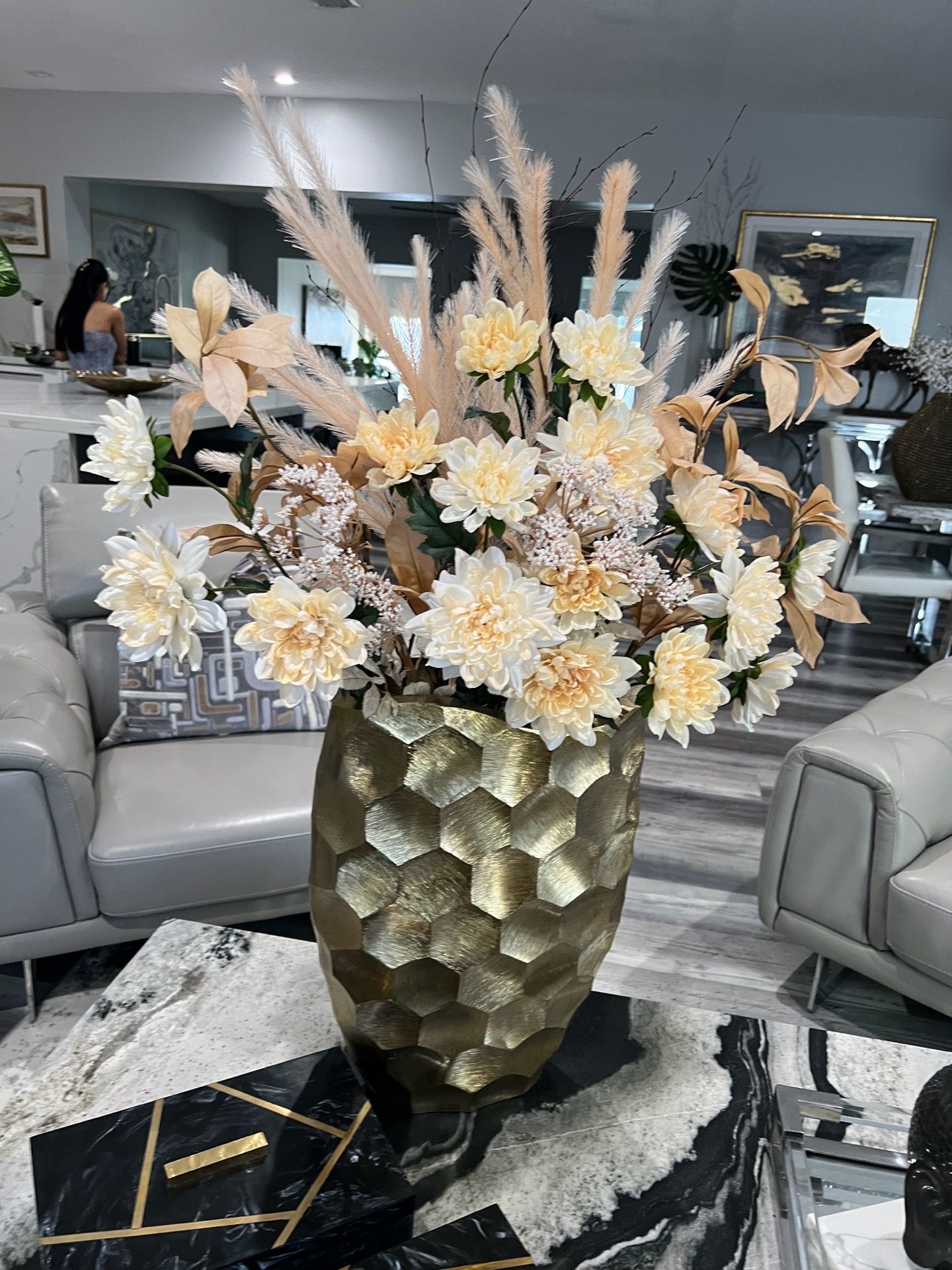 Silk Floral Arrangement Brand New