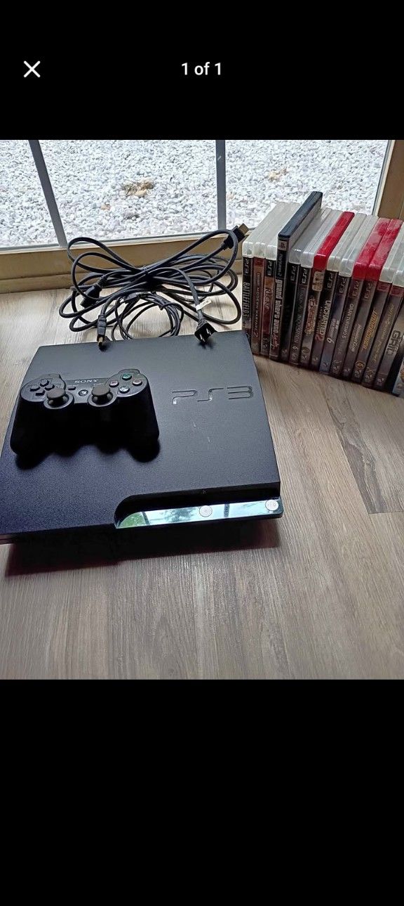 PS3 111 GB And 15 Games