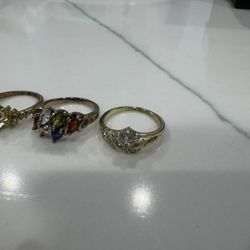 3 Fashion Rings 