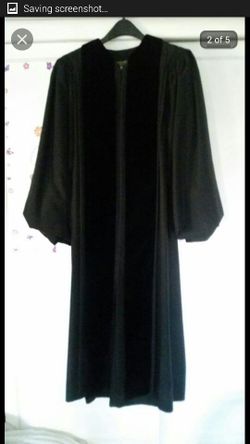 Formal black robe