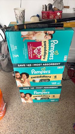 Pampers Swaddlers Size 5, 6 and 7