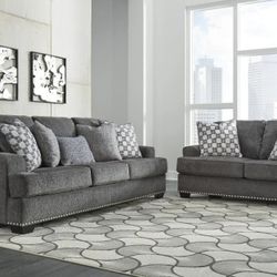 [SPECIAL] Locklin Carbon Living Room Set

