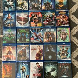 25 Superhero BLU-RAY’s