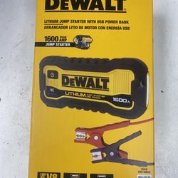 DeWalt Jump Starter With USB Power Bank