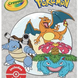 Crayola pokemon loose leaf coloring pages, 28 pgs