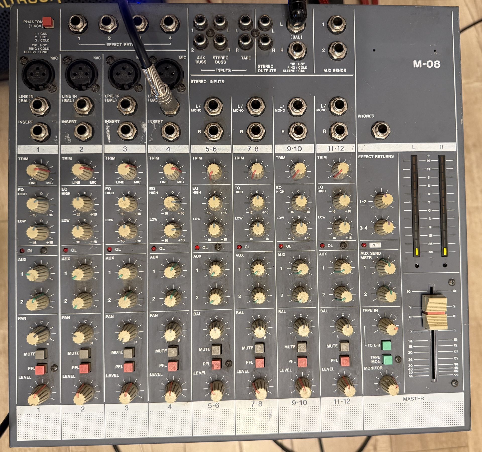 Tascam M-08 12-Channel Mixer (used)