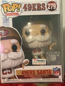 Funko Pop 49ers Santa Fanatics Exclusive