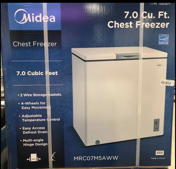 Chest Freezer 7.0 CU Ft. Midea MRC07M5AWW brand new sealed box for Sale