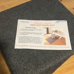 Non-Slip Office Chair Mat – Floor Protector – FMVIOL (2 Pack) 