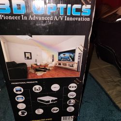 Projector Brand New  100 Inch Screen Brand New 