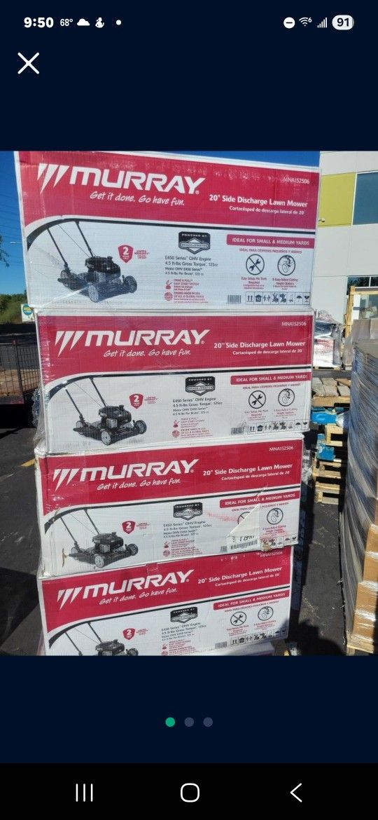 MURRAY LAWN MOWER 20IN NEW (NO BAG)