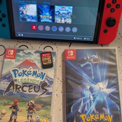 64 Gb Nintendo Switch Oled And 3 Games Local Only