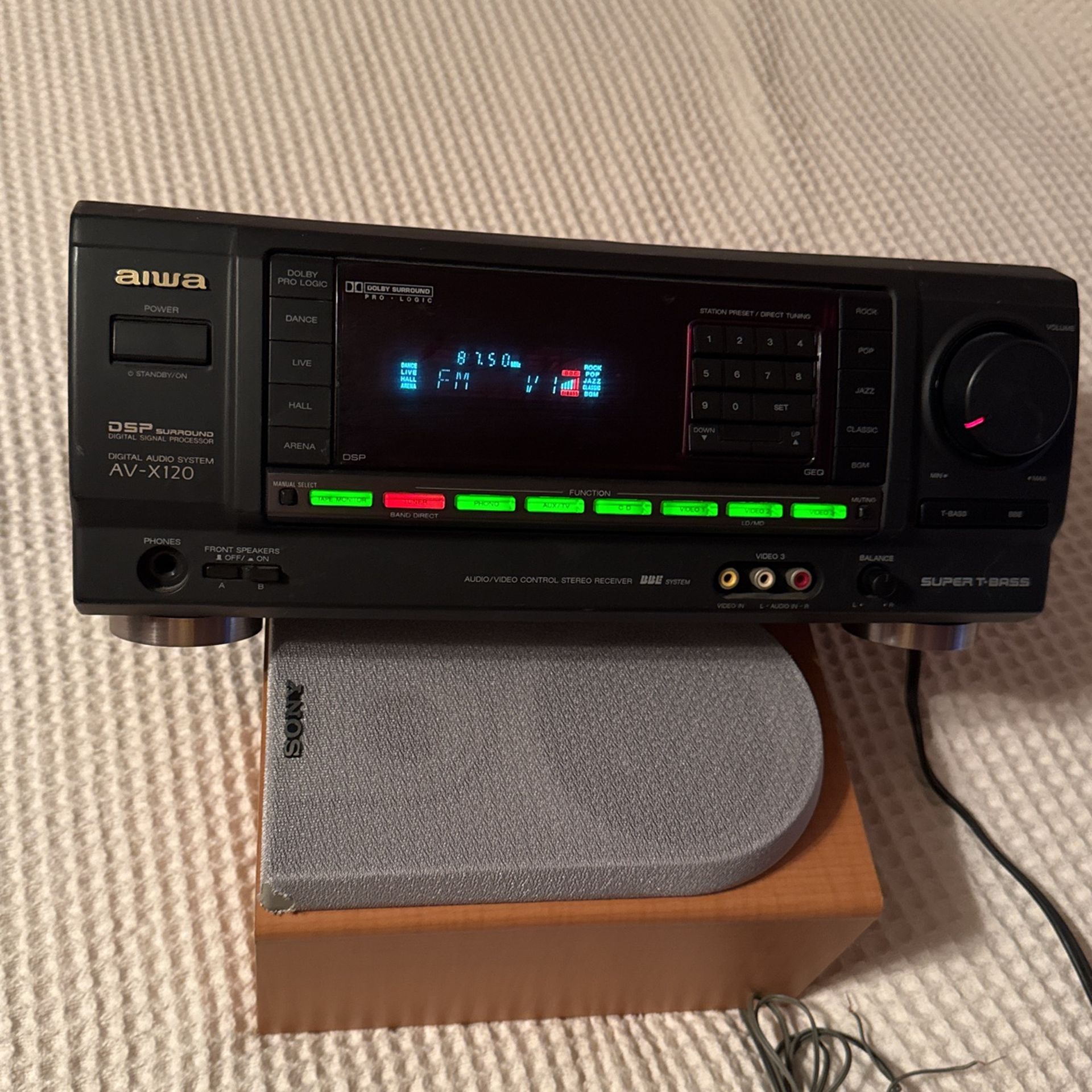 Aiwa Digital Auto System AV-X120 Receiver.