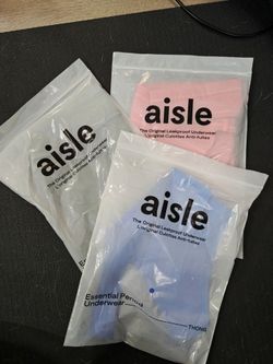 Aisle Essential Period Underwear Leakproof Thong Panties 3 Pack Size M